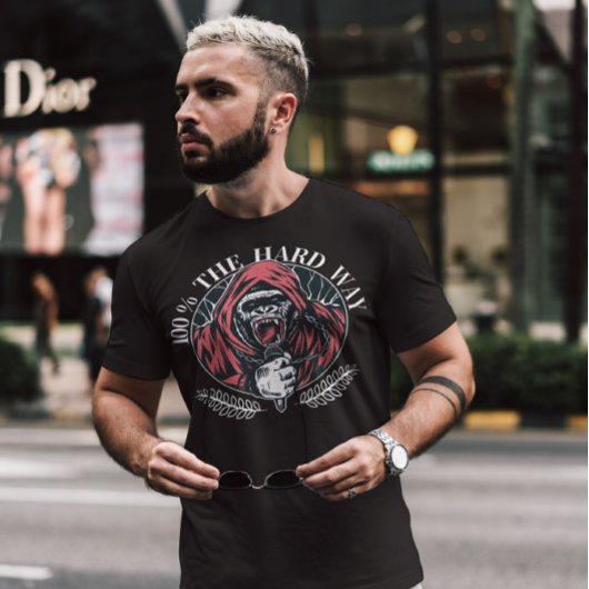 Hardcore Music Gorilla T-shirt