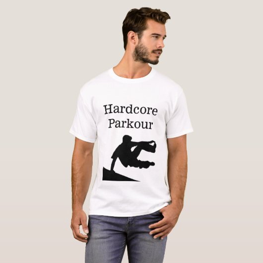 Hardcore Parkour T-shirt (Voorkant volledig)