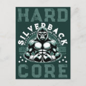 HARDCORE SILVERBACK GORILLA BRIEFKAART (Voorkant)