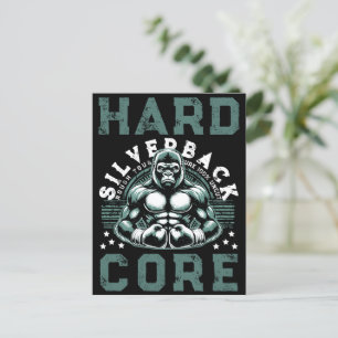 HARDCORE SILVERBACK GORILLA BRIEFKAART