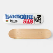 HARDCORE SK8 Skateboard, 7¾" Deck Skateboard (Horizontaal)