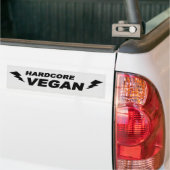 Hardcore Vegan Bumpersticker (Op Truck)