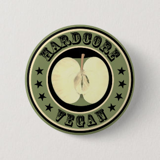 Hardcore Vegan Ronde Button 5,7 Cm