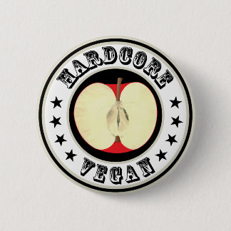 Hardcore Vegan Ronde Button 5,7 Cm