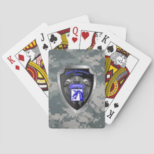 Hardcore XVIII Airborne Corps Pokerkaarten
