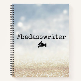 Hardcover badasswriter notitieboek - sparkles