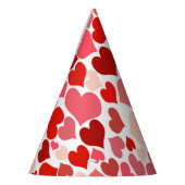 Harde afdrukken Rood en Roze Feesthoedjes (Links)