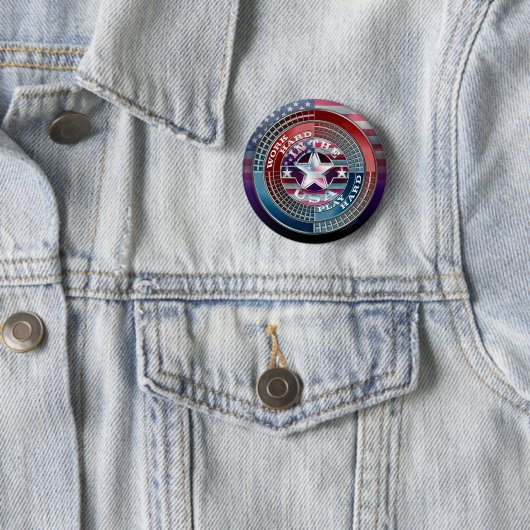 Harde arbeid in de Amerikaanse Button (In situ)