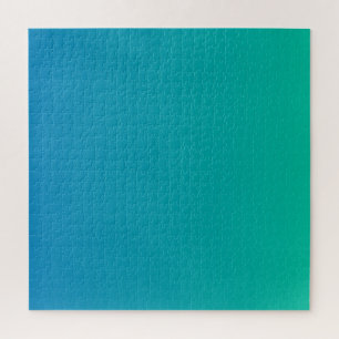Harde blauwe groene gradiënt Puzzle Legpuzzel