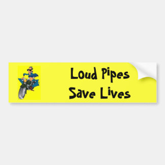 Harde buizen besparen levens bumpersticker