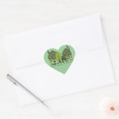 Harde Core Collard Greens Hart Sticker (Envelop)