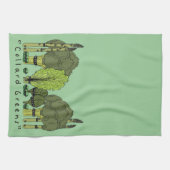 Harde Core Collard Greens Theedoek (Horizontaal)