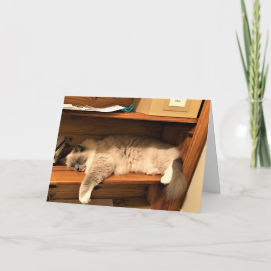 Harde dag op de Kantoor, kaart (Voorkant)