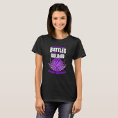 Harde gevechtsondersteuning Epilepsy Survivor Epil T-shirt (Voorkant volledig)