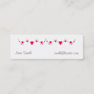 Harde-grenskaart Mini Visitekaartje