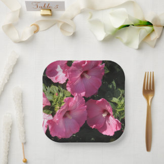 Harde Hibiscus Papieren Bordje