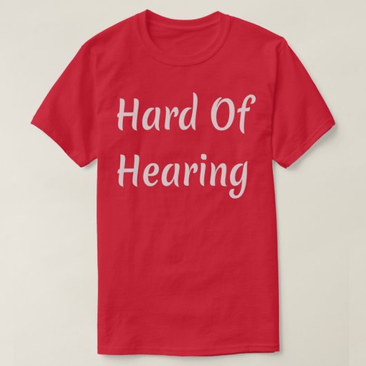 Harde hoorzitting 45 t-shirt (Design voorkant)