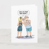 Harde hoorzitting pap Birthday Kaart (Voorkant)