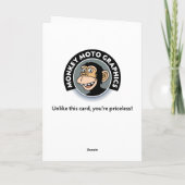 Harde hoorzitting Pap Birthday Wenskaart Kaart (Achterkant)