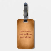 Harde keramiek - Licht en Schaduw Bagagelabel (Achterkant verticaal)