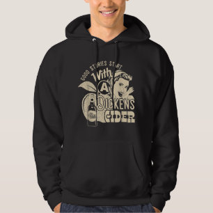 Harde kippen cidermeisje Whiskey en beer Apple Hum Hoodie