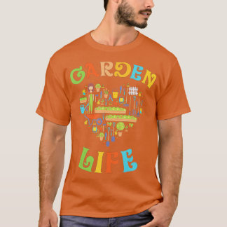 Harde kleding Liefde Tuin Leven Matte Familie F T-shirt