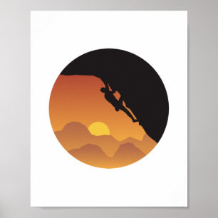 Harde klim poster