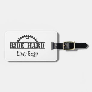 Harde, live, eenvoudige fietsen bagagelabel