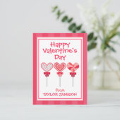 Harde Lollipops - Aangepaste Valentijnse kaarten (Staand voorkant)