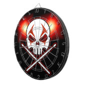 Harde metalen dartboard-oplossing voor rotting en  dartbord (Voorkant Rechts)