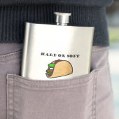 Harde of zachte Taco, wat zou Jezus kiezen? Flacon (Voorbeeld)