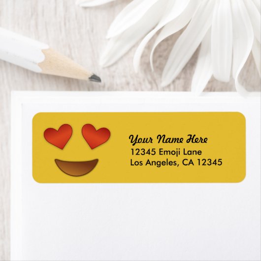 Harde ogen Emoji Etiket (Insitu)