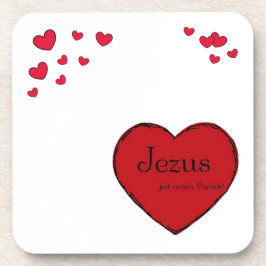 Harde onderzetters met kurken achterkant - set van