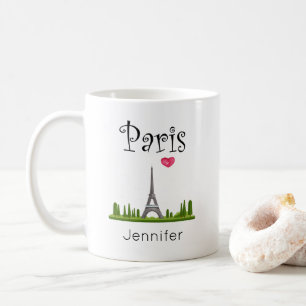 Harde Parijs met Eiffel Tower Custom Koffiemok