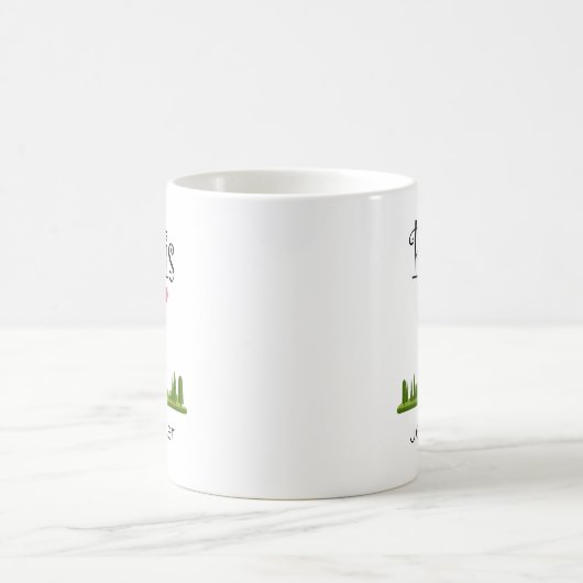 Harde Parijs met Eiffel Tower Custom Koffiemok (Center)