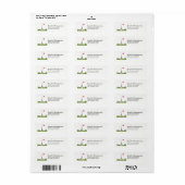 Harde Parijs met Eiffeltoren Etiket (Full Sheet)