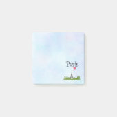 Harde Parijs met Eiffeltoren Post-it® Notes (Voorkant)