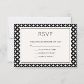 Harde Parijs met Eiffeltoren RSVP Kaartje (Achterkant)