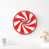 Harde pepermuntklok van snoep grote klok (Huis)