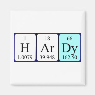 Harde periodieke lijstnaam magnet magneet