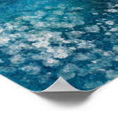 Harde Poster Roze Blauw Black Cute (Hoek)