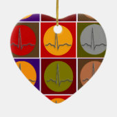 Harde QRS-Pop Keramisch Ornament (Achterkant)