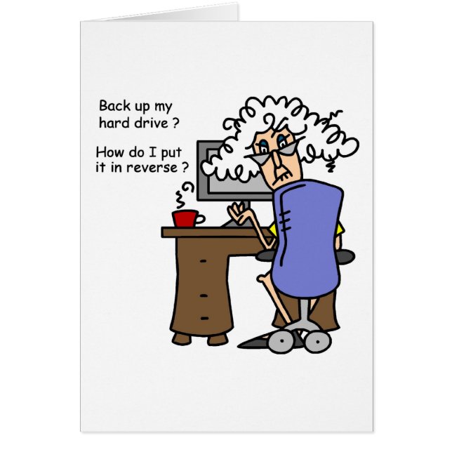 Harde schijf maakt een back-up (Voorkant)