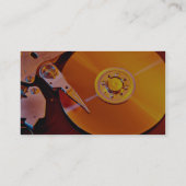 Harde schijf met gouden plaat visitekaartje (Achterkant)