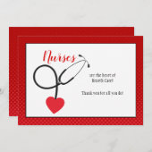 Harde stethoscoop Hartelijk dank (Voorkant / Achterkant)