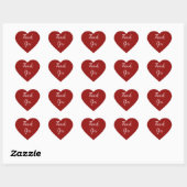 Harde Stickers, glanzend, klein, 1½ inch (vel van  Hart Sticker (Vel)