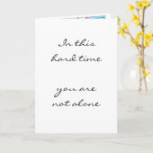 Harde tijd kaart (Gele Bloem)