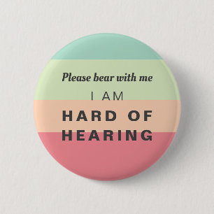 Harde verhitte regenboogstrips ronde button 5,7 cm