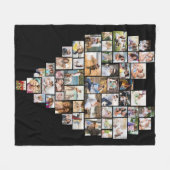 Harde vorm 51 Foto Collage bewerkbare kleur Fleece Deken (Voorkant (Horizontaal))