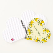 Harde vorm Citrus Botanical Personalized Notitieboek (Binnen)